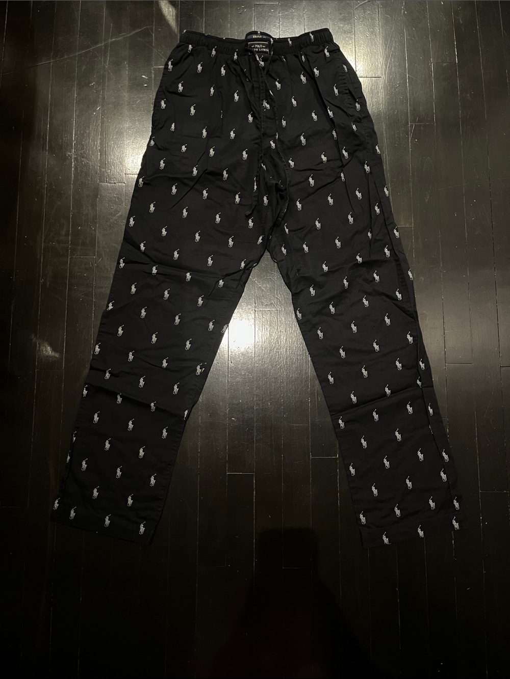 Polo by Ralph Lauren Black Logo-Print Kids Sweatpants